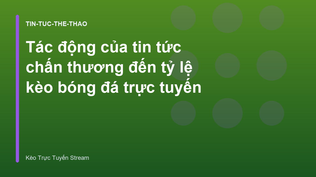 Read more about the article Tác động của tin tức chấn thương đến tỷ lệ kèo bóng đá trực tuyến
